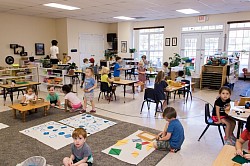 A Montessori class